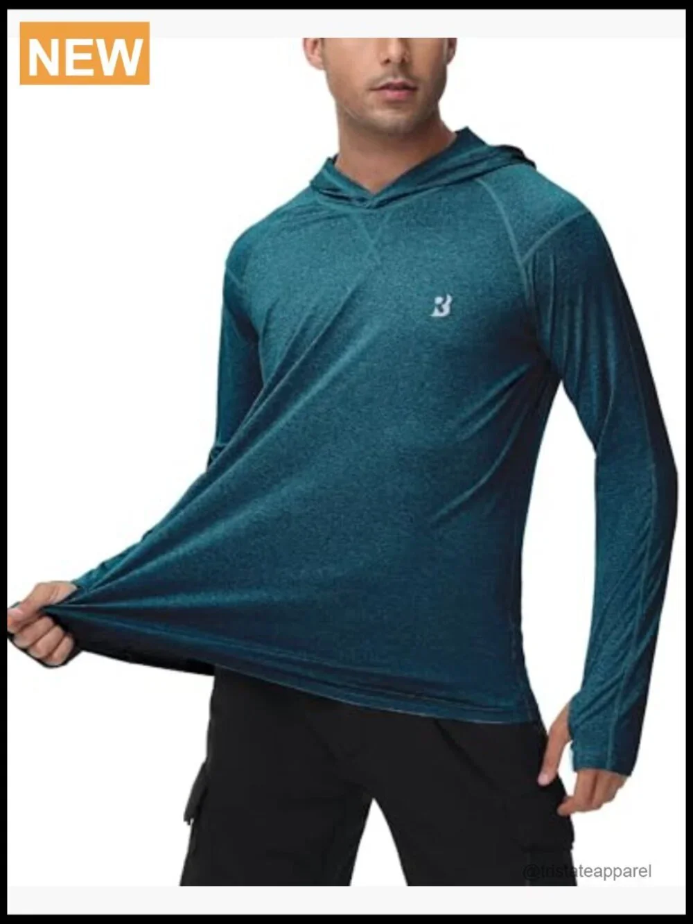 UPF 50+ Long Sleeve Fishing Sun Hoodie Quick Dry Rash Guard